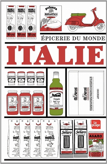 Livre: "Italie épicerie du monde" - ed. la Plage