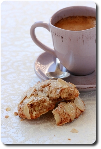 Biscuits tendres aux amandes parfumés à la bergamote détail