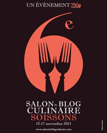 Affiche Salon du Blog Culinaire 2013